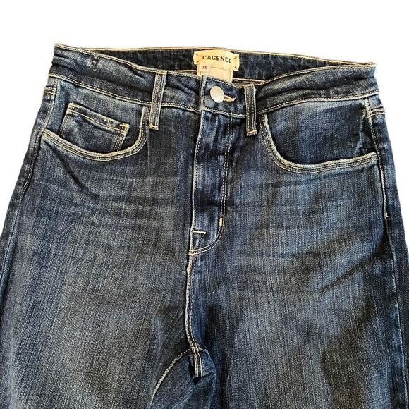 L’AGENCE NWOT High Rise High Line Skinny Encina raw hem jeans - Picture 5 of 8